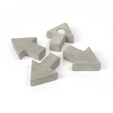 Magneti - Magnet  - sageata ciment - CONCRETE ARROW (4 buc/set)
